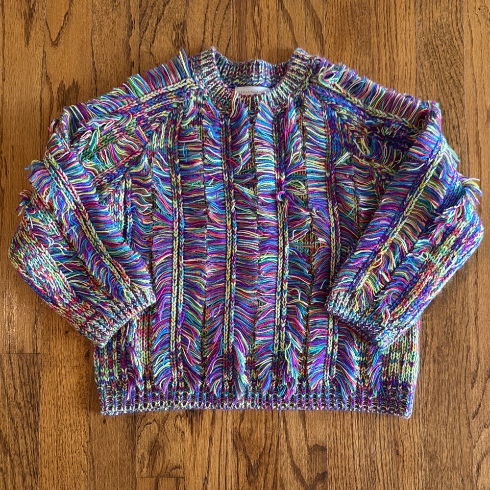 NWOT Stella McCartney Kids Colorful Knit Sweater